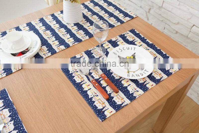 Tablet Compressed Napkin Printing Table Napkin Linen Cotton Folding Design