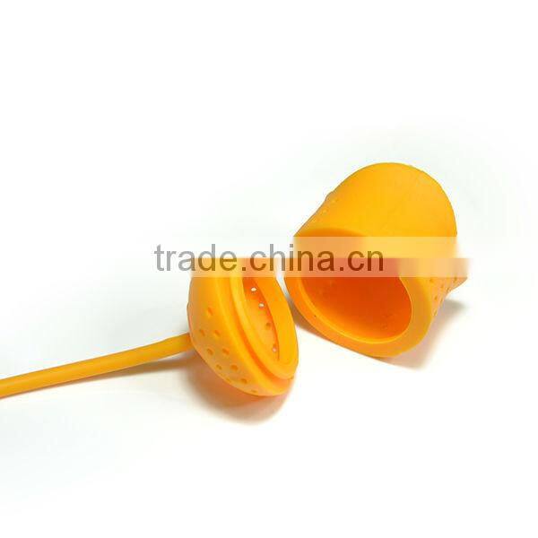2013 Newest rose silicone tea bag strainer