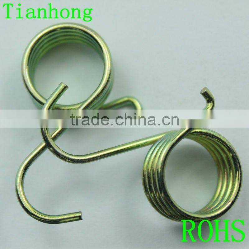 Plating color zinc Torsion Springs/Nickel plating torsion springs