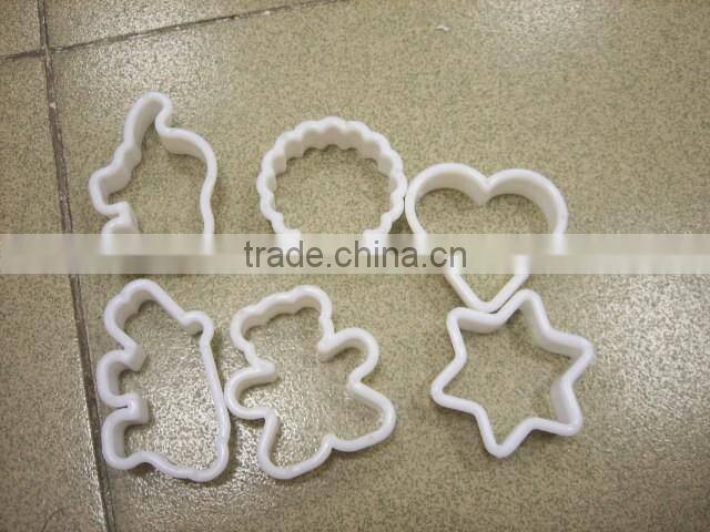 Lovely shape plastic cake mold set baking tools christmas cake mold