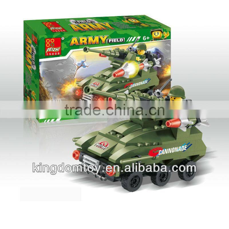 The building blocks of army car for wholesale