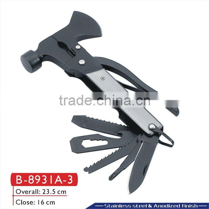 2014 New design multi stainless steel hammer wrech hand tools B-8951A