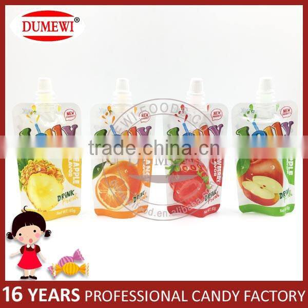 Custom Assorted Jelly Juice Drink Suck Fruit Jelly Drink