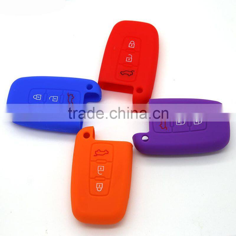 Wholesale Custom Silicone Remote Key Case Car Key Silicon Cover For Hyundai