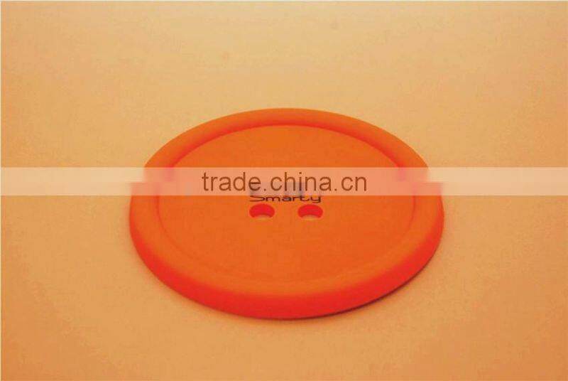 custom rectangle soft pvc coaster/rubber round cup coaster/silicone circle mat