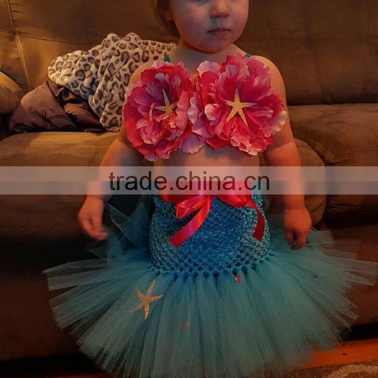 Fashion Lovely Girls Mermaid Tutu Skirt Dress HSs7583