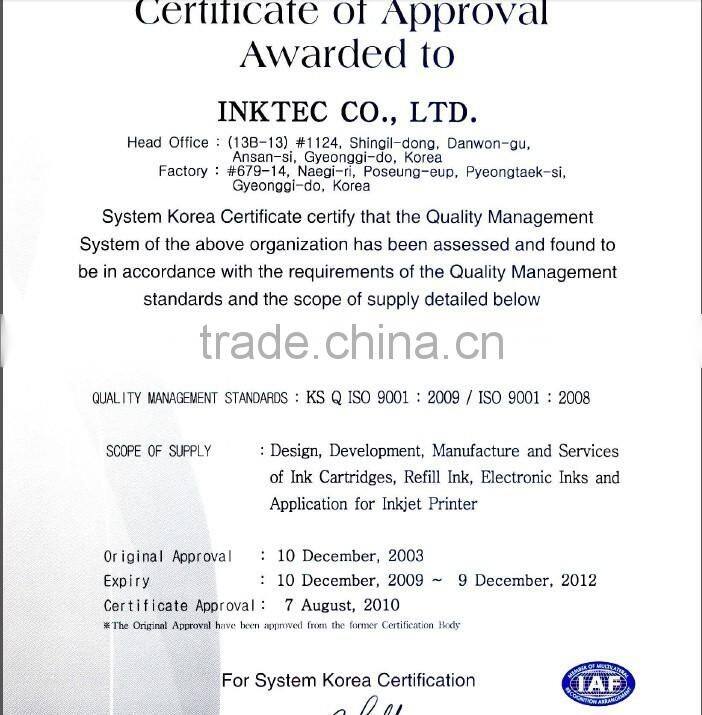 sublimation Plotter Korea bulk ink original sublimation ink