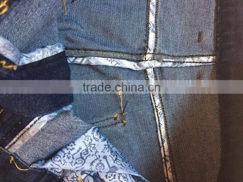 GZY stock men pants jeans classical in high quality cheap price 2017