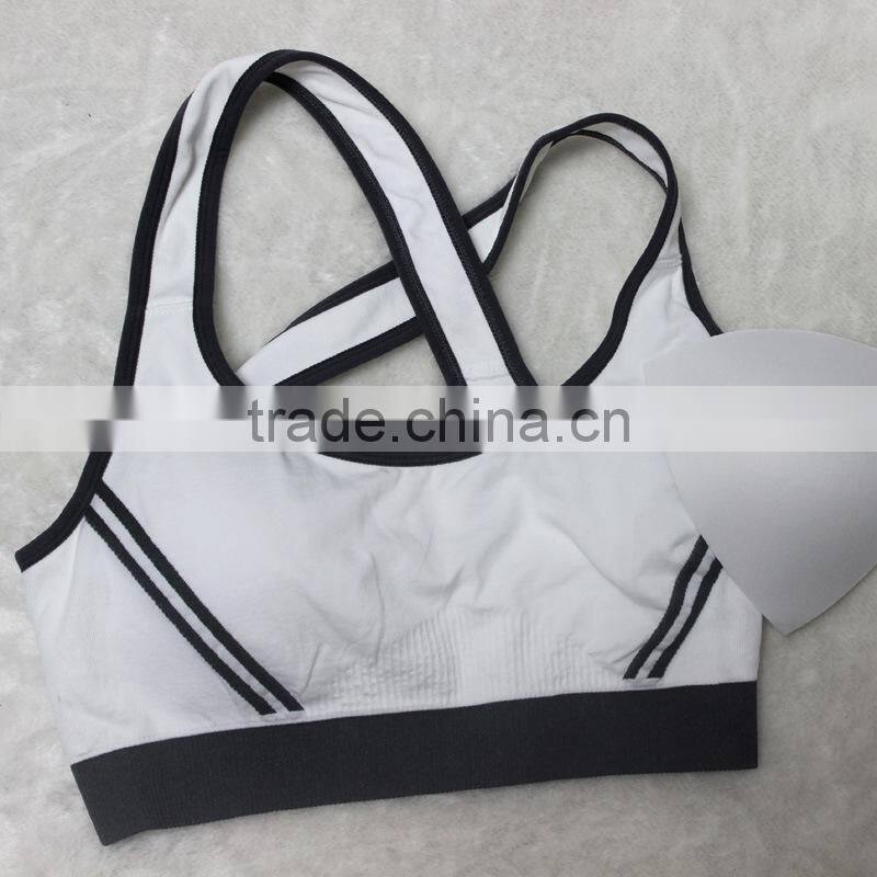 GZY 2015 new design sexy girl sport seamless hot sexy xxxx sports bra