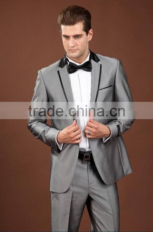 dark gray coat pant suits for men