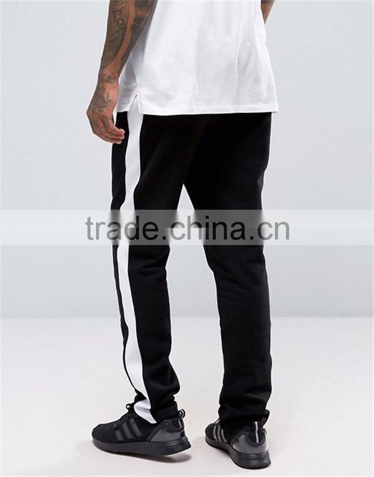 Men Sportswear Apparel Taper Waistband Gym Jogger Pants Wholesale Sweatpants Mens Joggers With Stripe