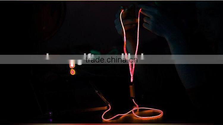 2015 Newest!!! sound music light und active earphone glow with the music Can pick up the phone