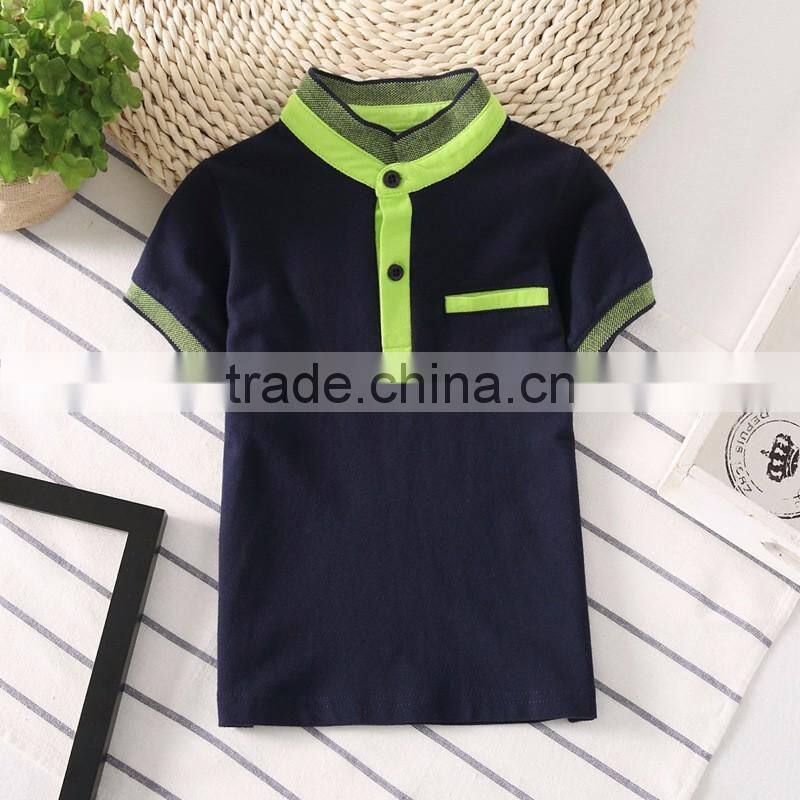 2017High Quality 100% Cotton Summer Baby Boy Clothes Kids Polo Shirts Kids Polo Shirts
