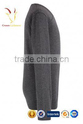 Custom Fashion Popular Mens Neck Cashmere Wool Sweater