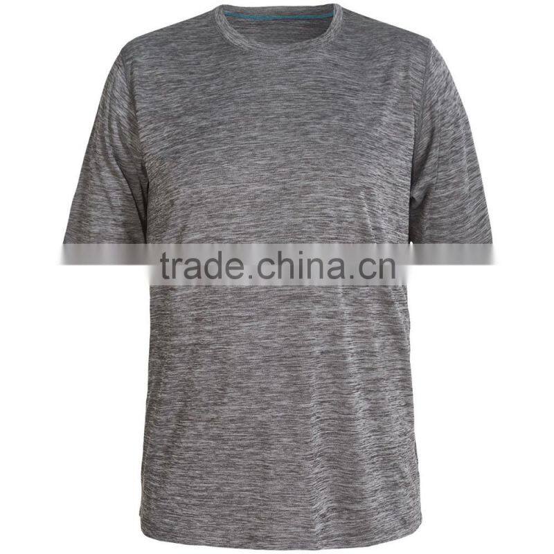 new arrival short sleeve crew neck marled t shirt wholesale china