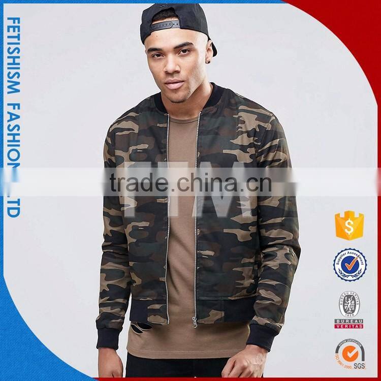 Short Time Delivery OEM service military jacket men