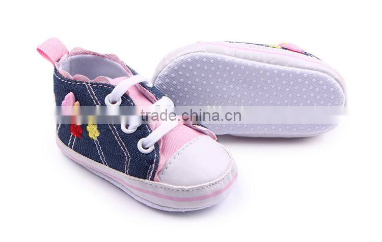 Cute ruffles mori baby girl's booties