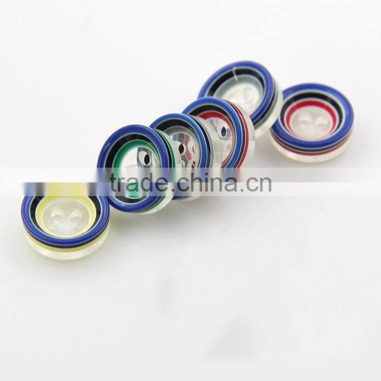 Colored 4-Holes 12.5mm Clothing Sewing Button Custom Shirt Button