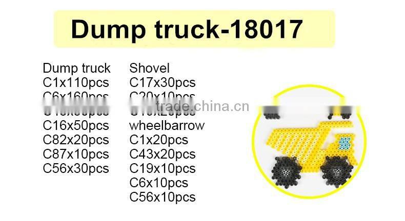 Diyfashion 5mm mini hama perler beads set with pegboard iron paper and twezzer fuse beads toys for kids 18017