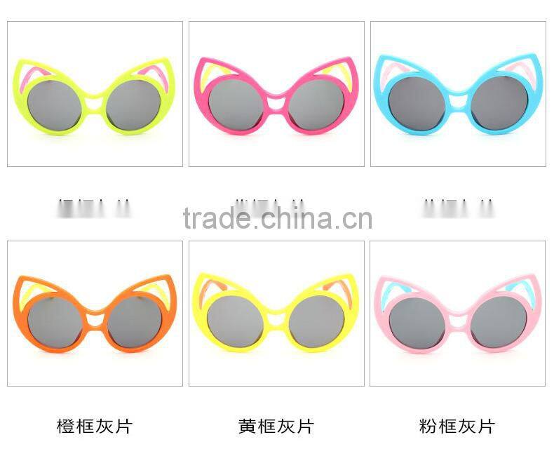 cheap cute cartoon plastic children party UV proof photochromic sunglass