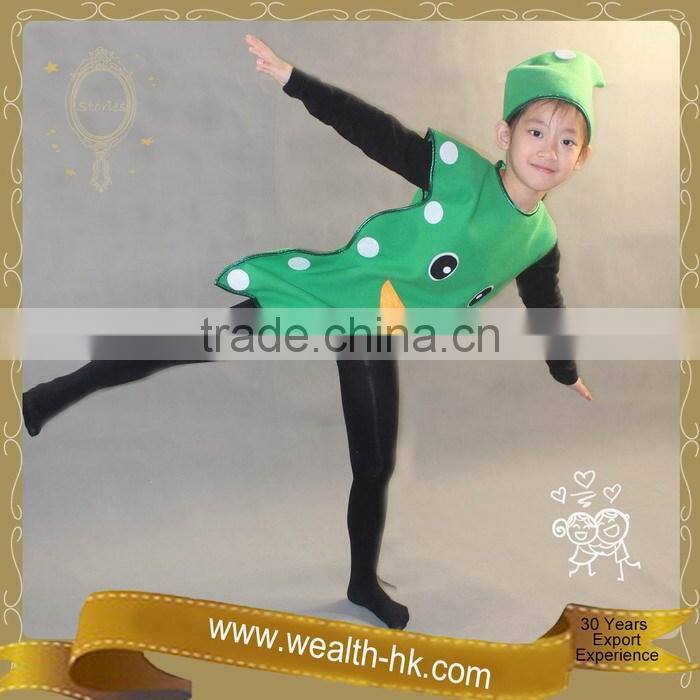 Cute Kids Green Pea Costume