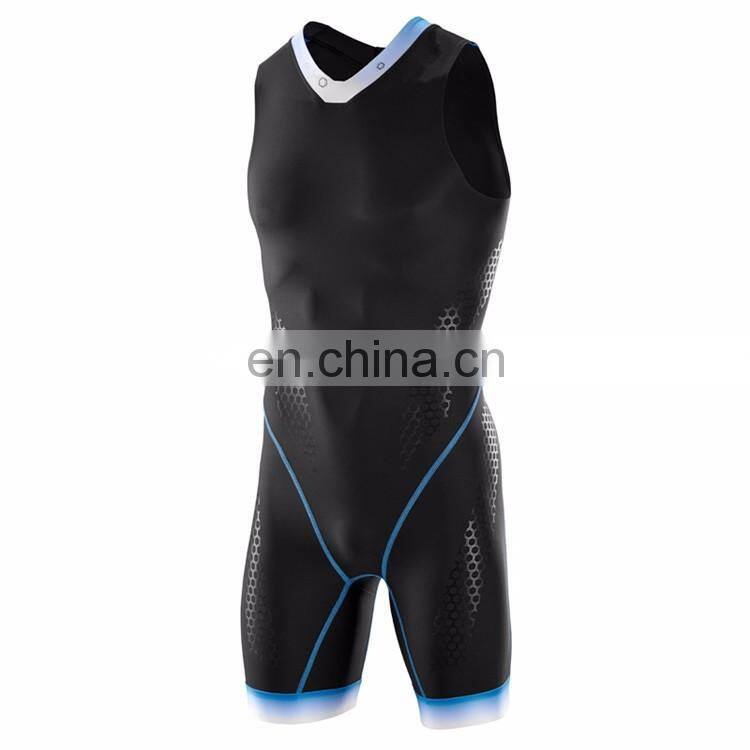 Highly breathable and high quality short sleeve triathlon wear for bike