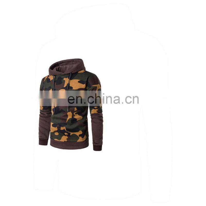 wholesale unique style camo polar fleece hoodie