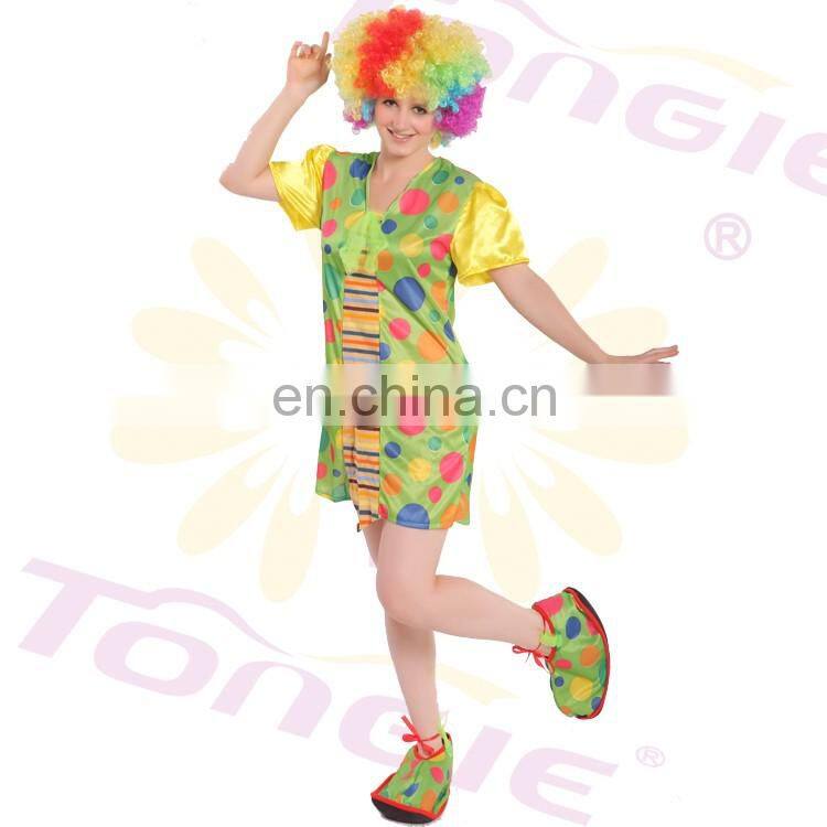 Trade Assurance Unisex Professional Adult Circus Clown Cosplay Costumes