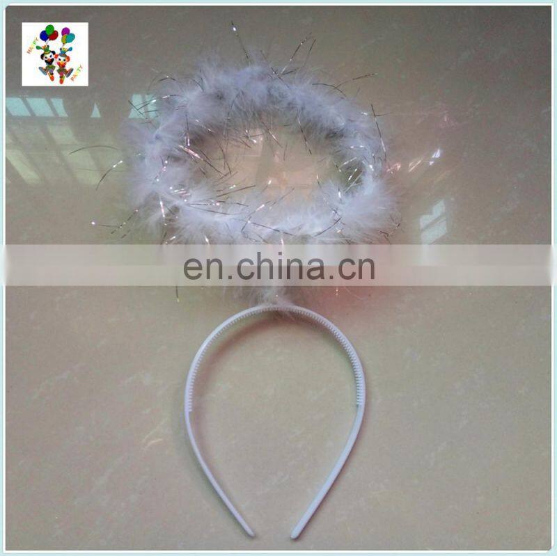 Hen Night Fancy Dress Feather Angel Halo Party Headbands HPC-0704