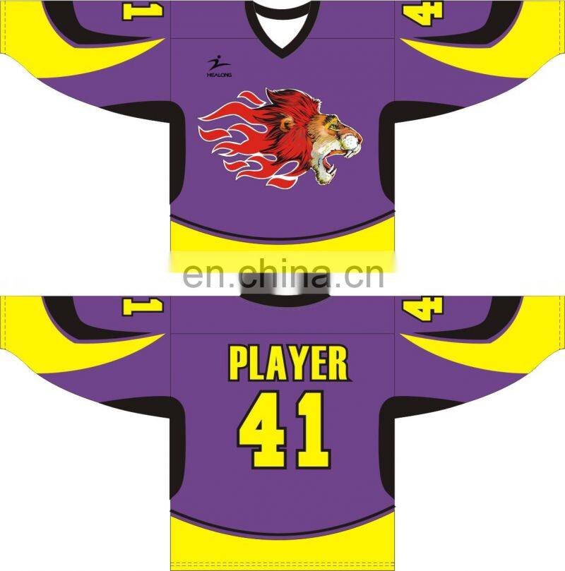 Custom ice hockey uniforms lacrosse jersey