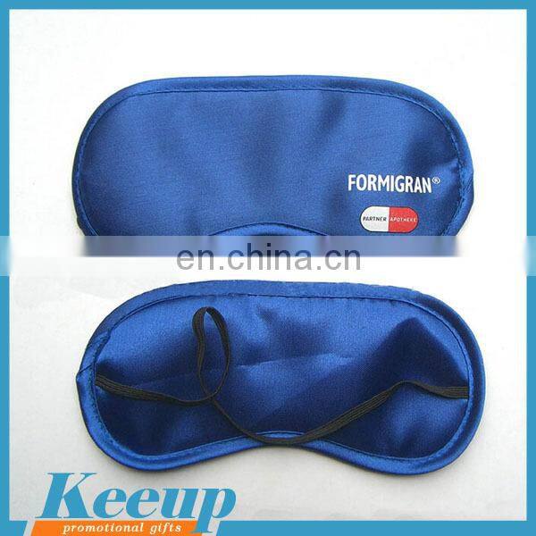 Best selling items custom printed airline satin travel eye mask sleep
