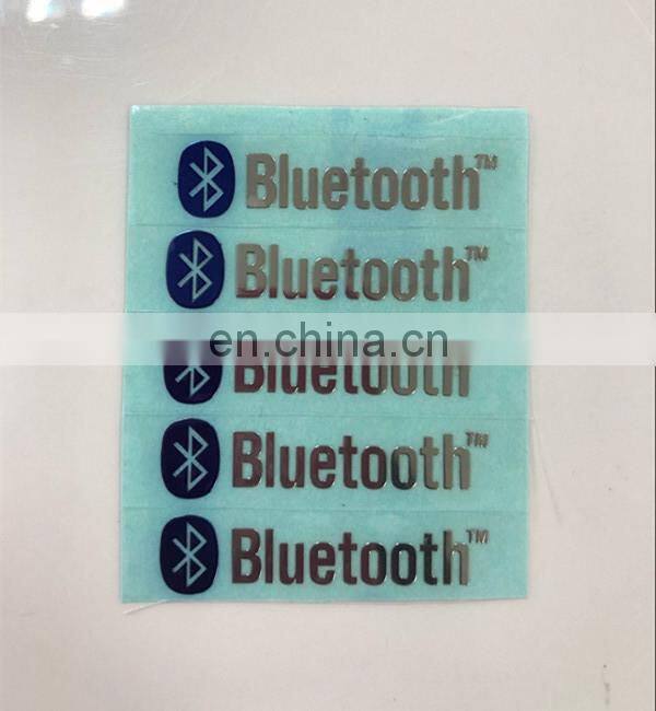 Metallic colorful adhesive stickers for bluetooth speaker