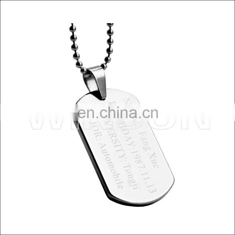 metal luggage tag