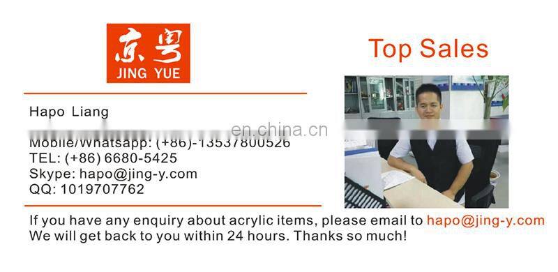 custom white acrylic hexagonal mirror