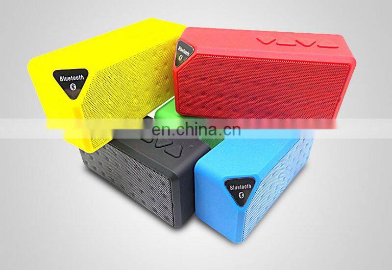 Mini Colorful LED light Pulse X3S LED Bluetooth Speaker, Handsfree Speakers TF/FM Radio Built in Mic
