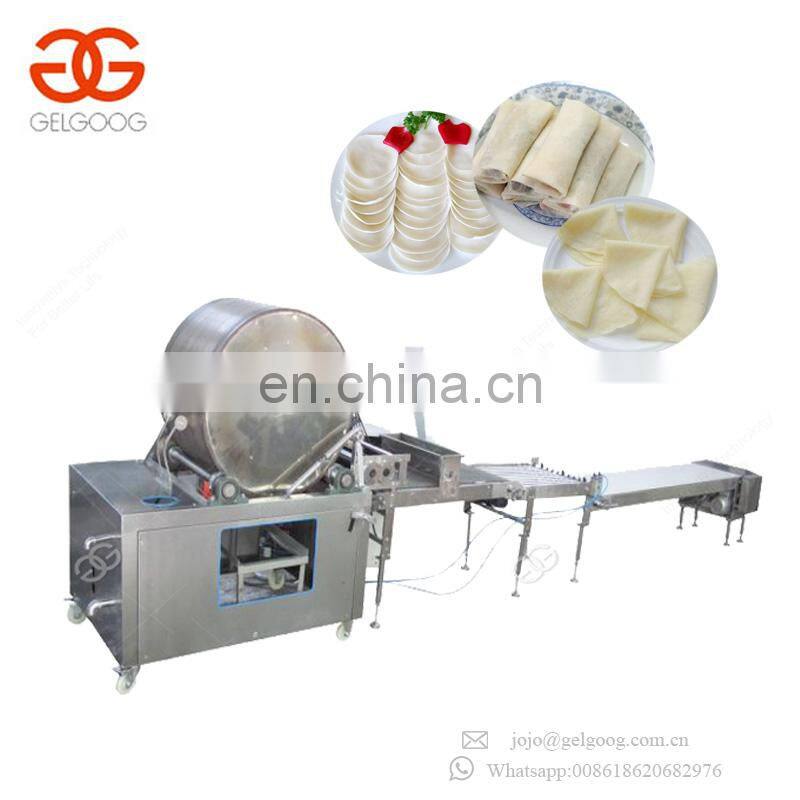 Stainless Steel Square Spring Roll Used Pastry Sheet Machine Somaso Skin Forming Machine For Sale
