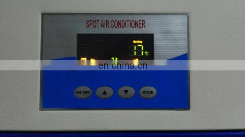 Workshop air conditioner with wheels and handle