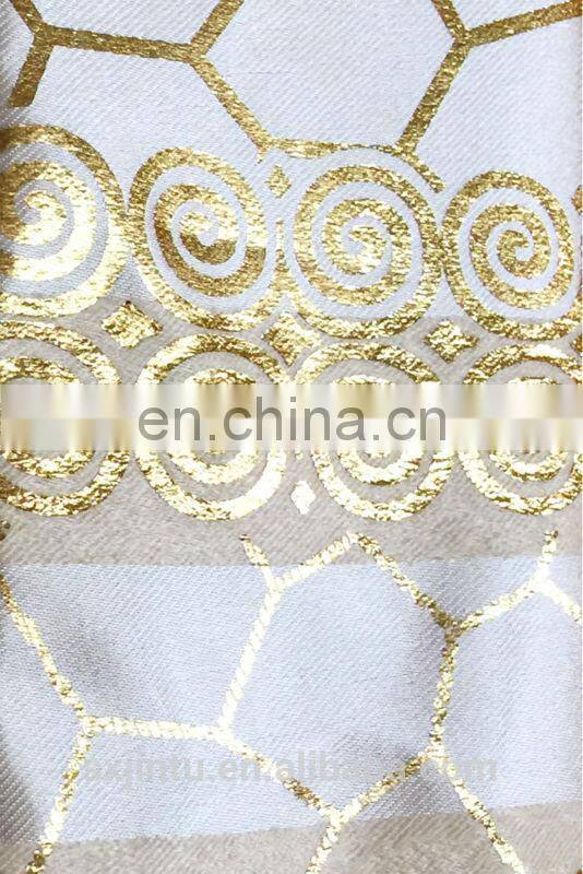 printed blackout curtain fabric of luxury curtain fabric
