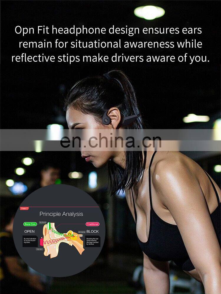 Golden Sky Wireless Sports Bluetooth Earphone Bone Conduction Speakers Running Headphone Motorcycle Headset Factory Wholesale