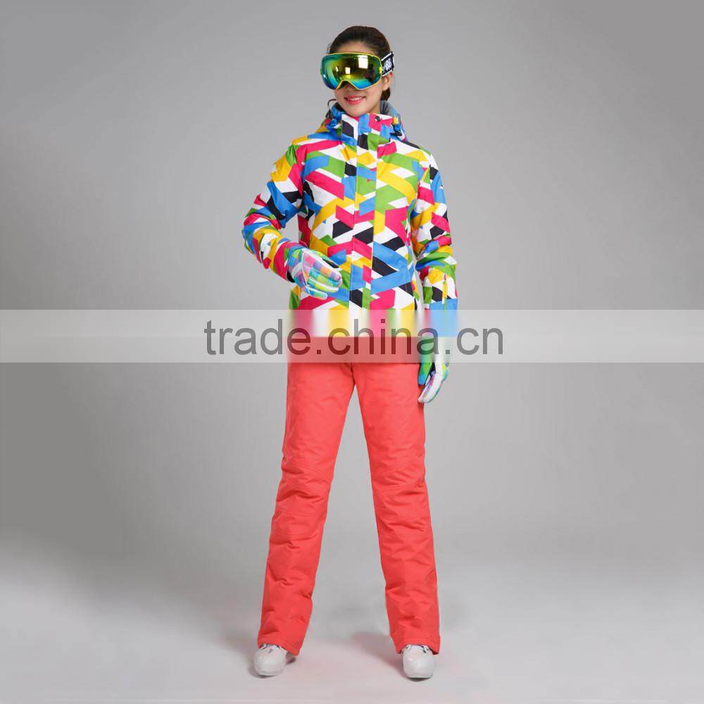 waterproof warm colorful new design jacket for female for lady