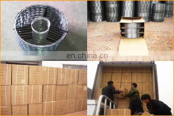 SGS standard high security concertina razor electric fence hot sale