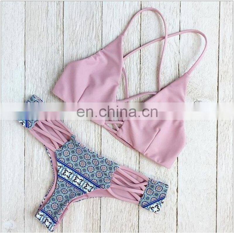 Sexy Women Swimsuit Femme Monokini Push Up Bikini Set Summer Beachwear