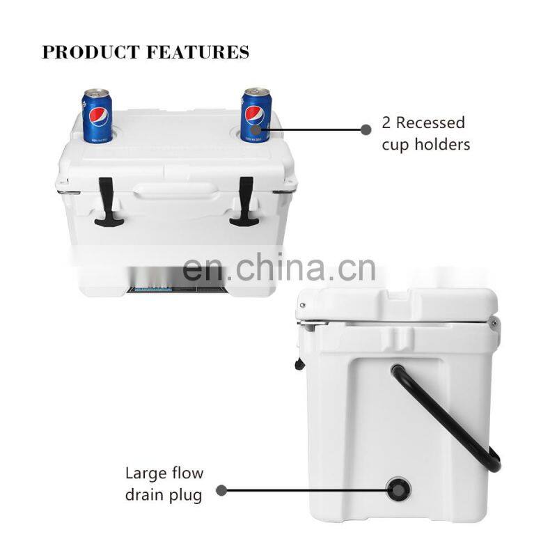 GINT 25QT Outdoor Beach Made in China LLDPE Insulated Plastic Cooler Box