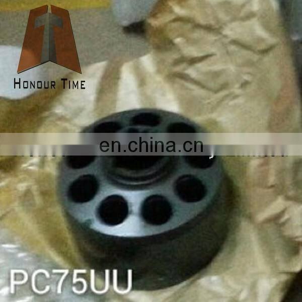 Cylinder block Rotor PC75UU hydraulic piston pump parts