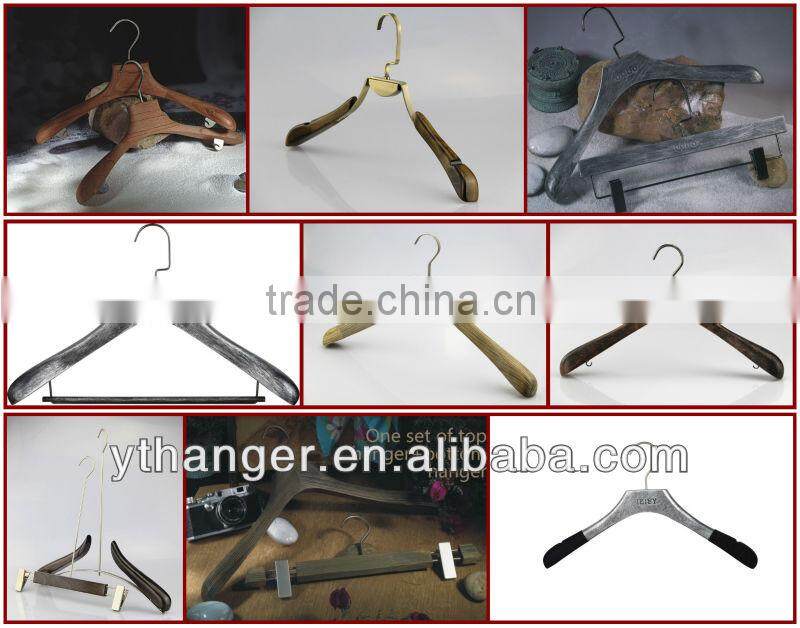 UWL01 natural bra hangers wood lingerie hangers