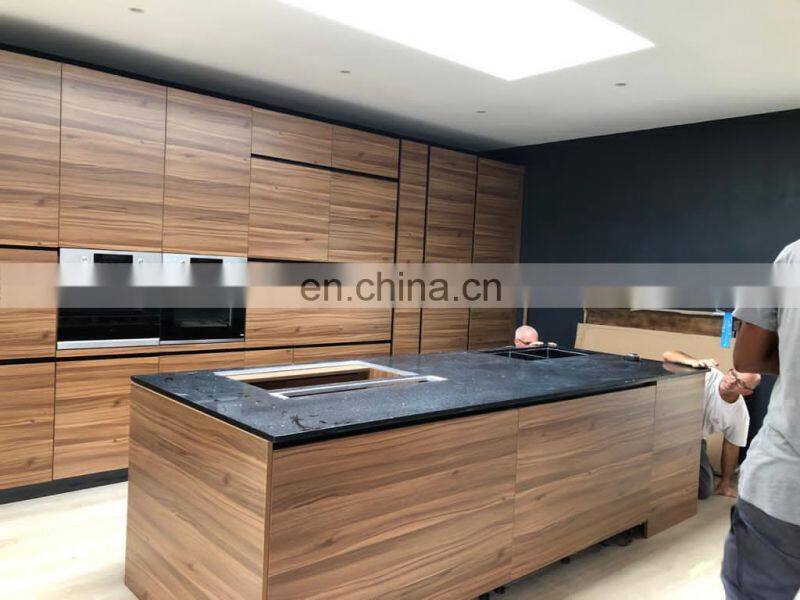 Modular Kitchen Furniture Storage Customized Wood Color Melamine Design Plywood Kitchen Cabinets
