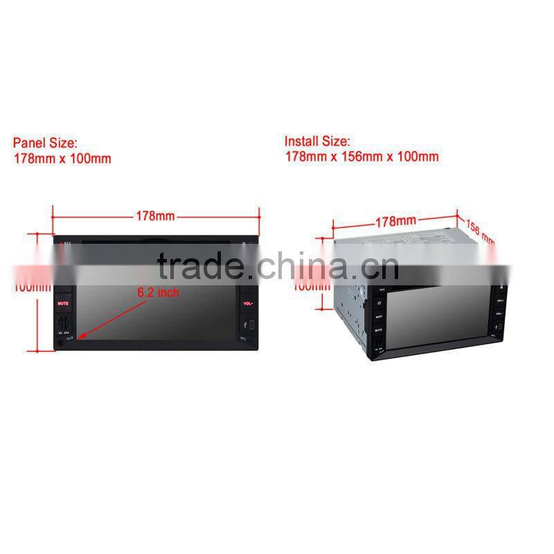 Latest PURE ANDROID 4.4 OS A9 DUAL CORE 2 DIN CAR RADIO CAR GPS CAR MULTIMEDIA PLAYER