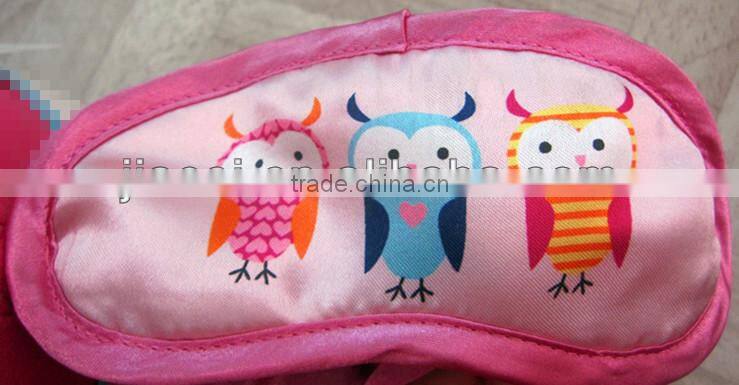 cheap printed plush baby blanket with eyepatch