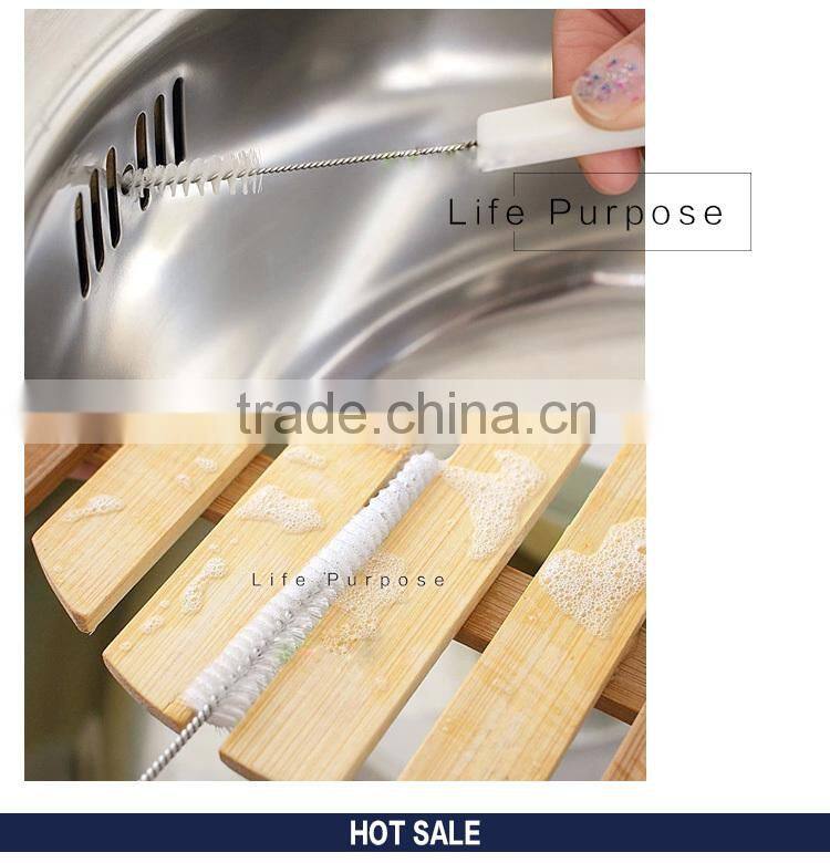 Horse Hair Glass Bottle Cleaning Brush