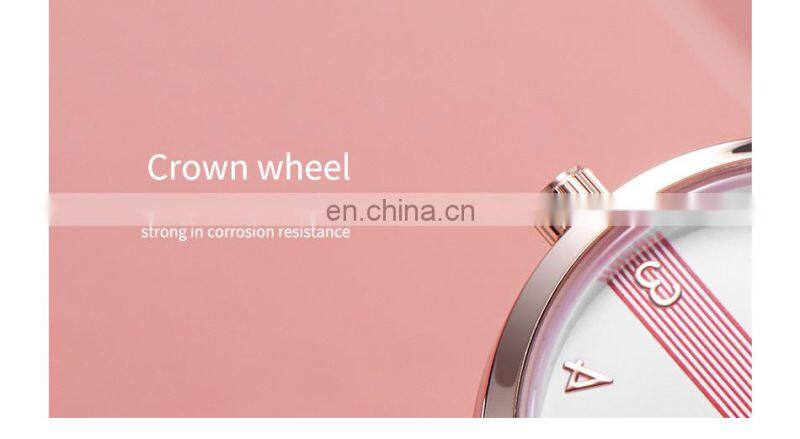 SHENGKE New Stylish Girls Red Sport Watch Fashion Luxury Brand Gold Quartz Watches Ladies Classic Reloj Para Mujer